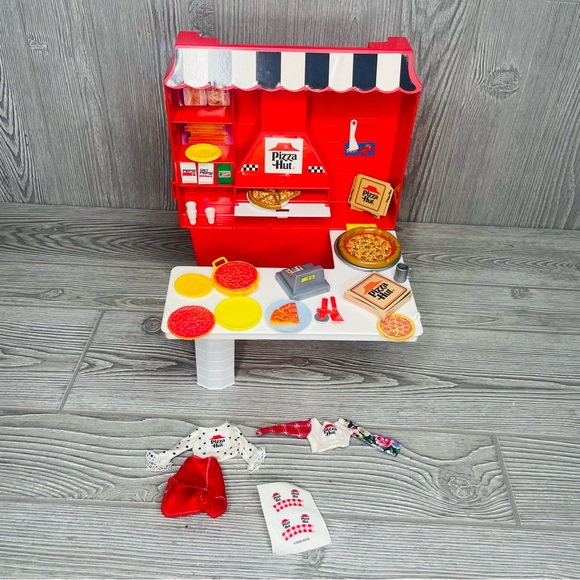 Barbie Pizza Party! SKIPPER Pizza Shop Playset (1995 Arcotoys, Mattel) 90s retro - Picture 5 of 11